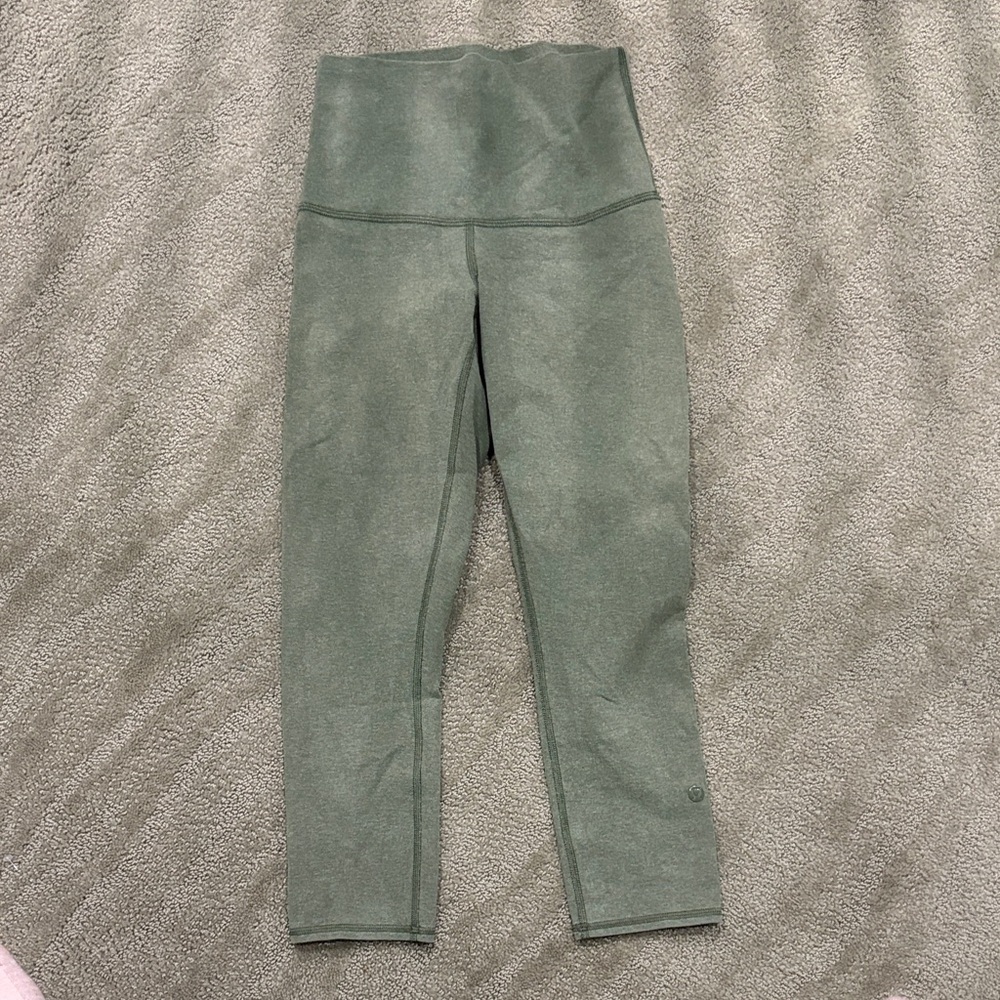 High-Waisted wunder under Green lululemon Leggings